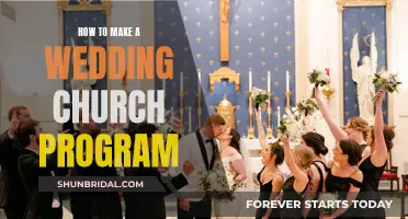 Creating a Wedding Church Program: A Step-by-Step Guide