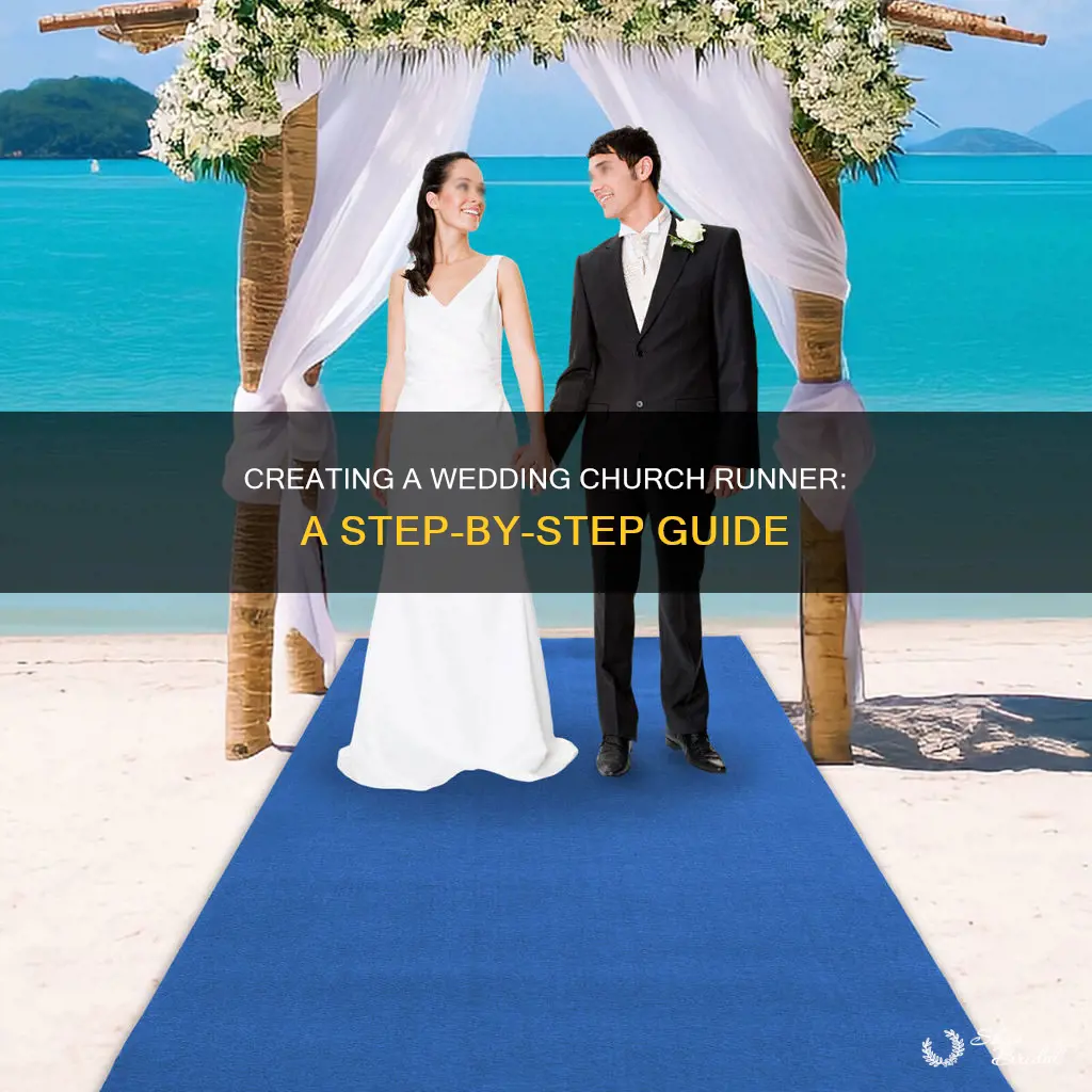 how to make a wedding church runner