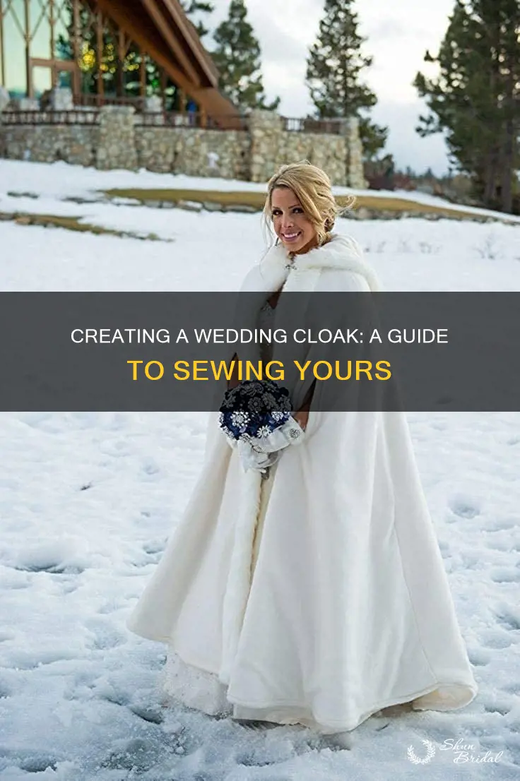 how to make a wedding cloak