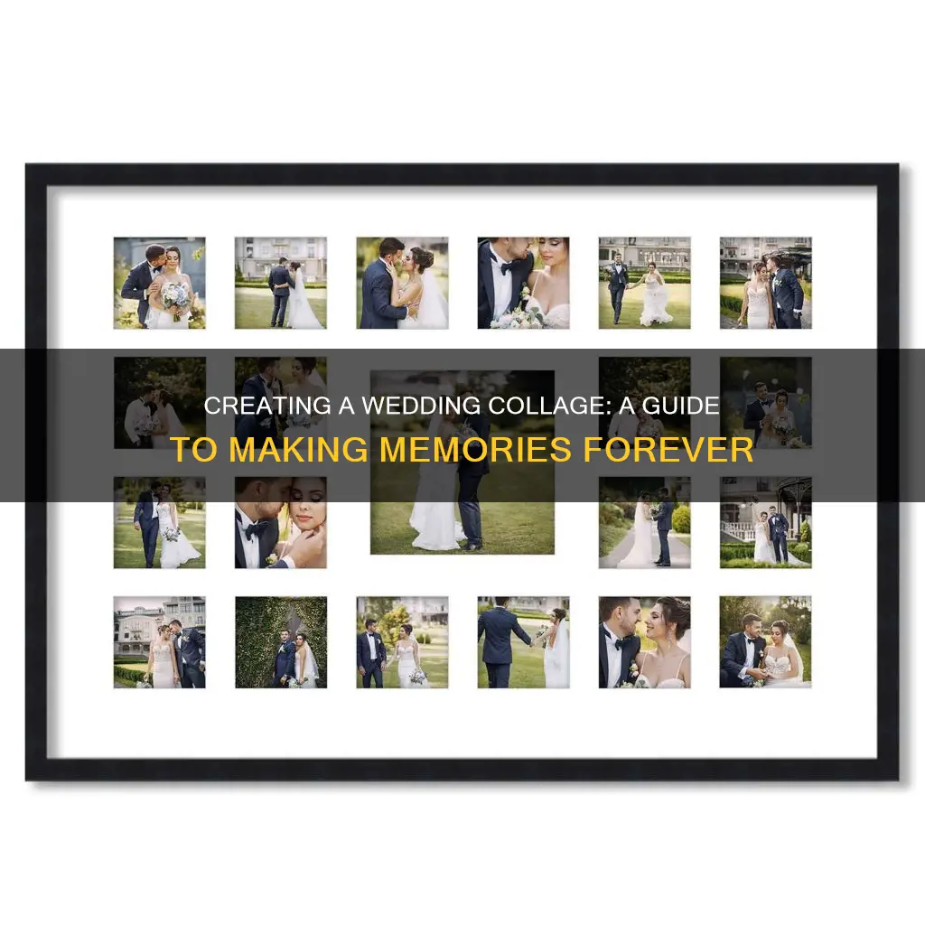 how to make a wedding collage