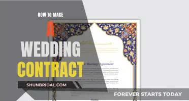 Creating a Wedding Contract: A Guide for Couples