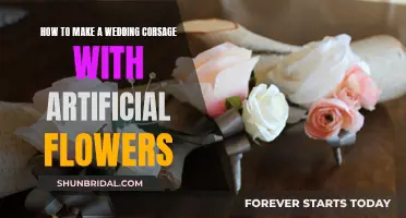 Creating Wedding Corsages with Artificial Flowers