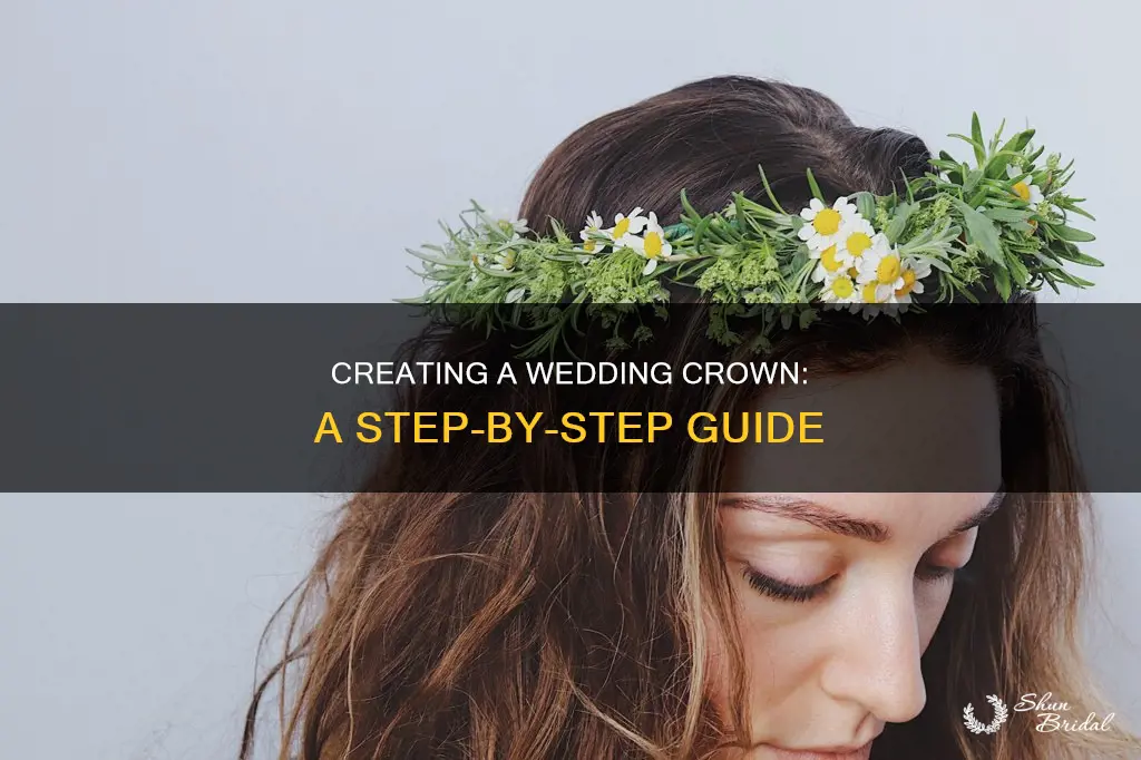 how to make a wedding crown