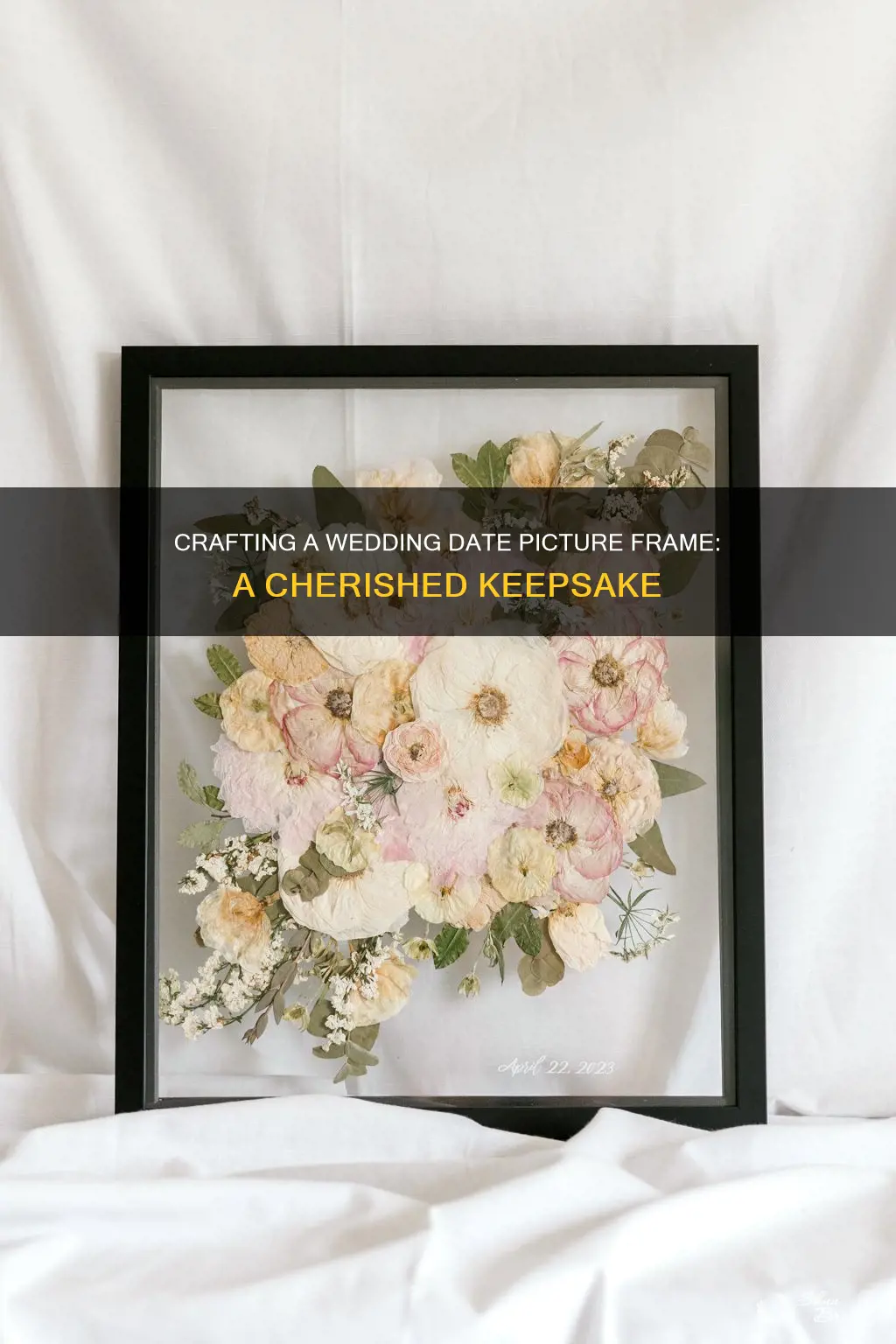 how to make a wedding date picture frame