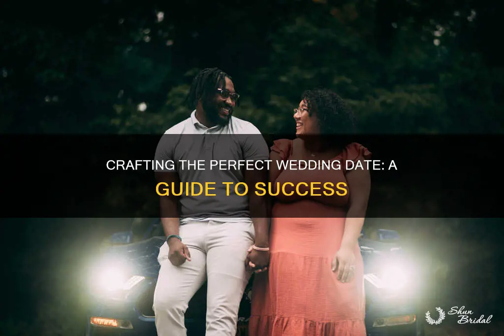 how to make a wedding date