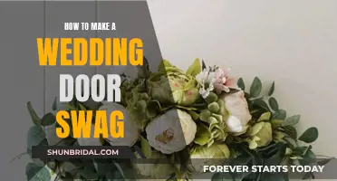 Creating a Wedding Door Swag: A Step-by-Step Guide