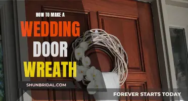 Creating a Wedding Door Wreath: A Step-by-Step Guide