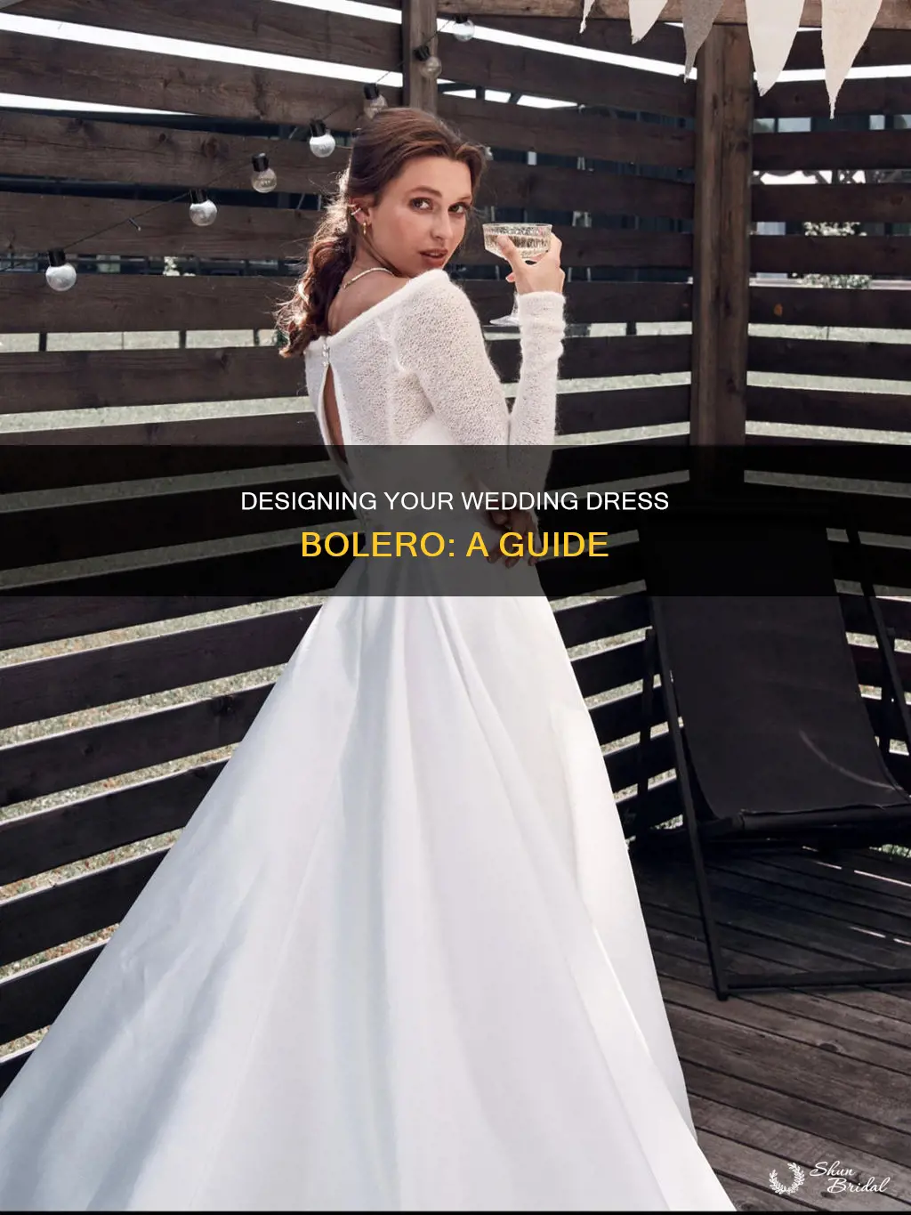 how to make a wedding dress bolero