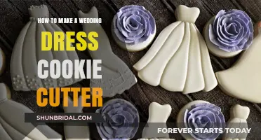 Creating Custom Cookie Cutters for Wedding Dress Shapes