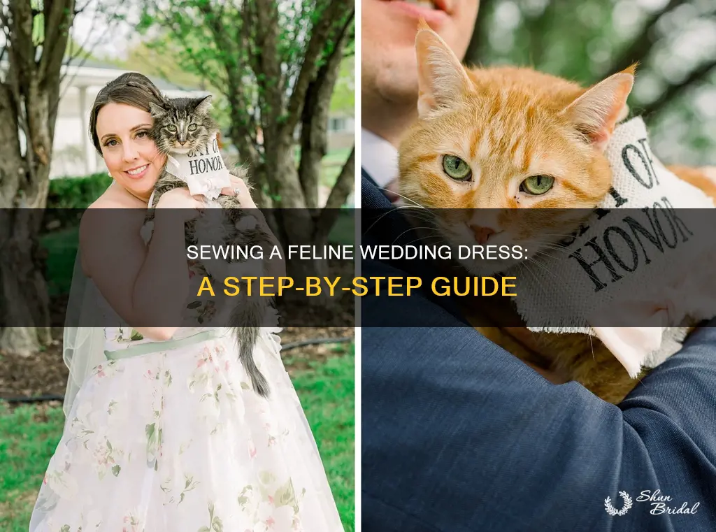 how to make a wedding dress for a cat