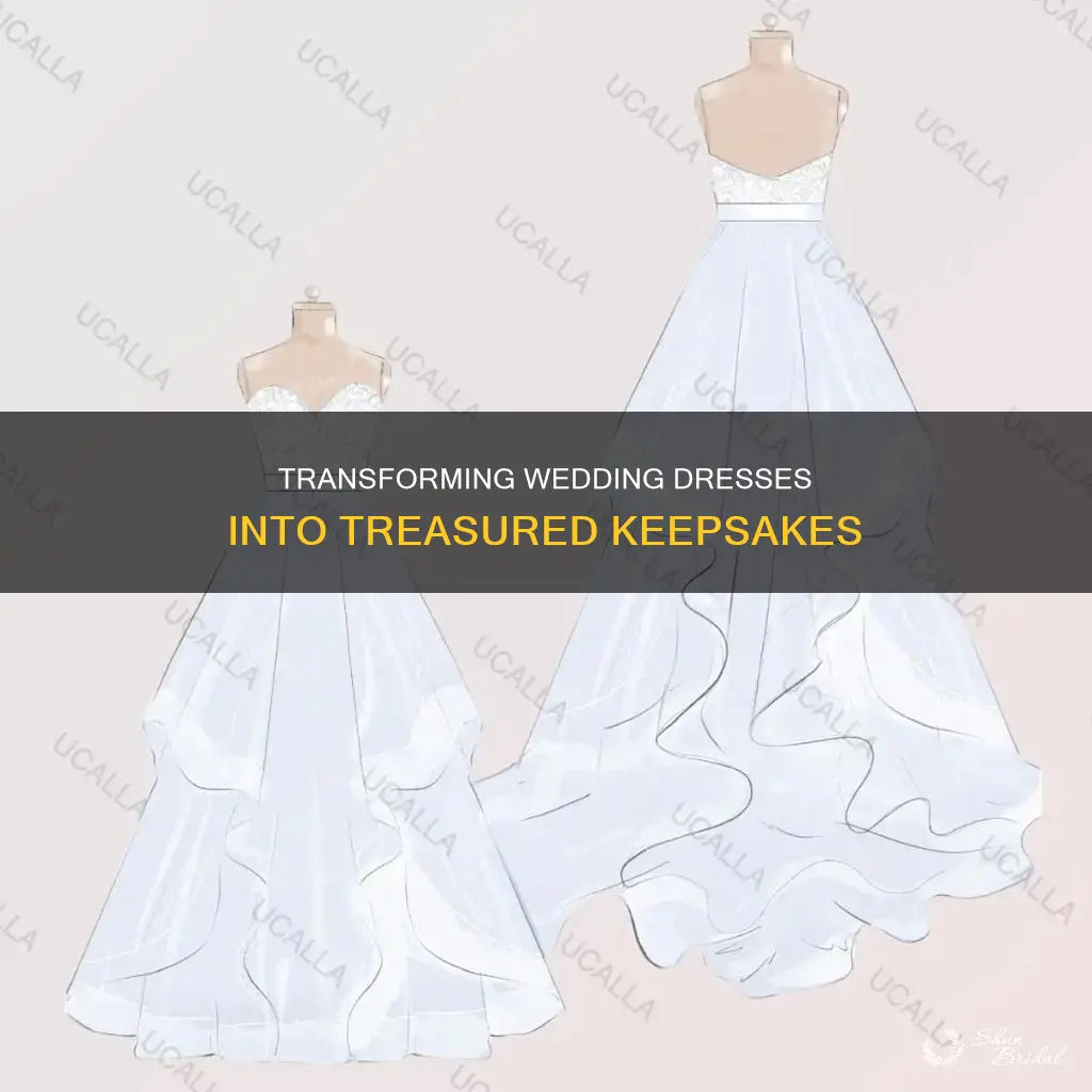 how to make a wedding dress in to a picture