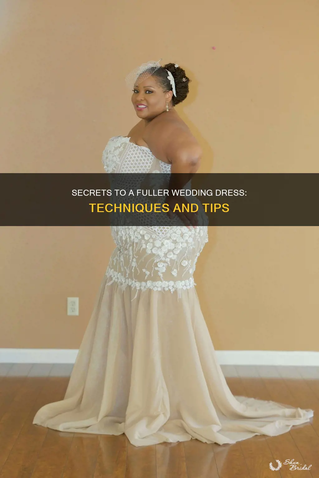 how to make a wedding dress look fuller