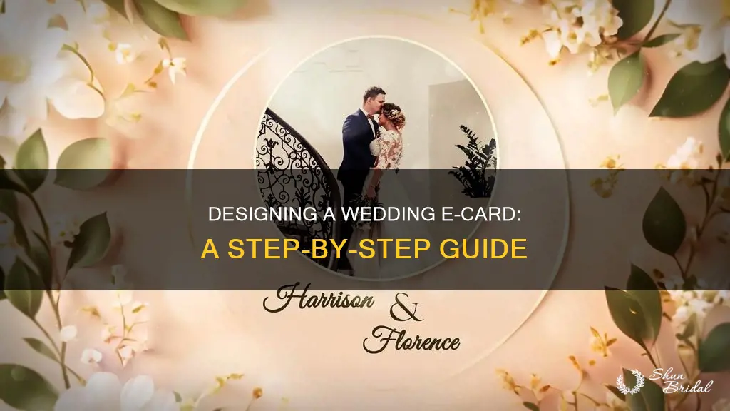 how to make a wedding e card