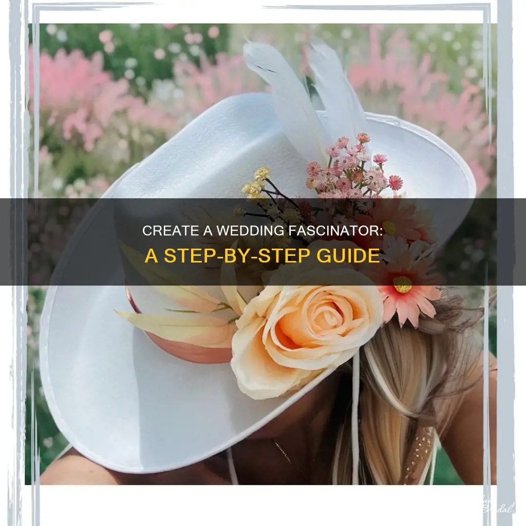 how to make a wedding fascinator hat