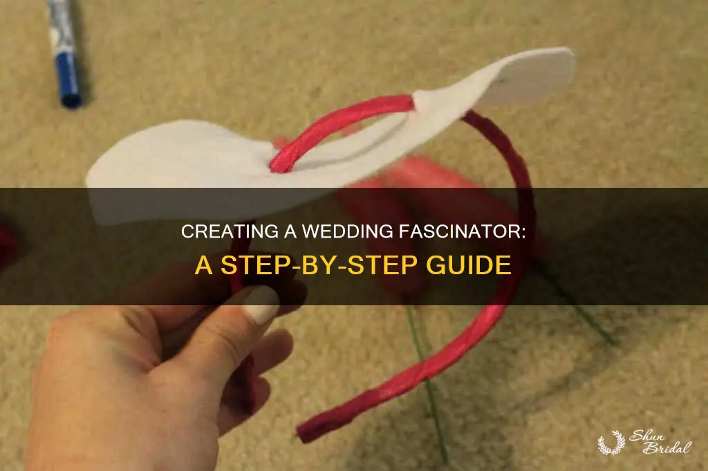 how to make a wedding fascinator headpiece