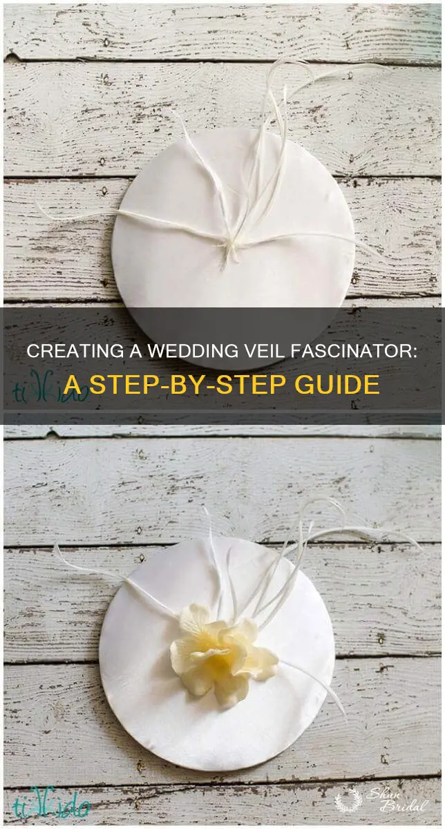 how to make a wedding fascinator with veil