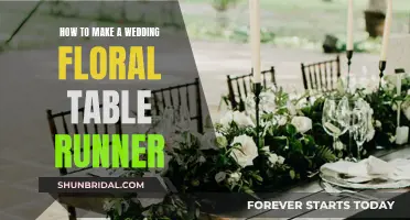 Creating a Floral Table Runner for Your Wedding