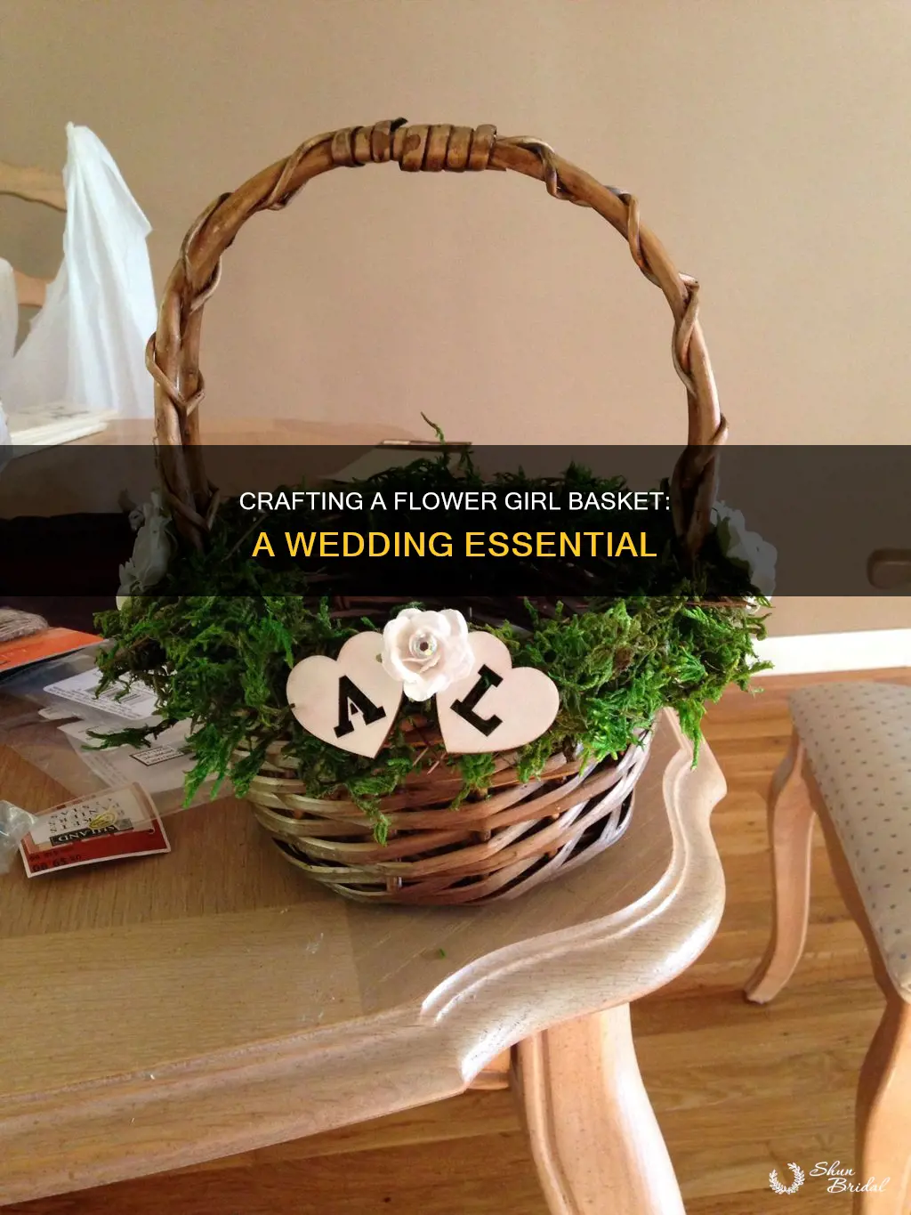 how to make a wedding flower girl basket