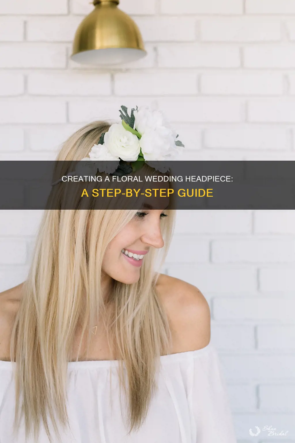 how to make a wedding flower headpiece