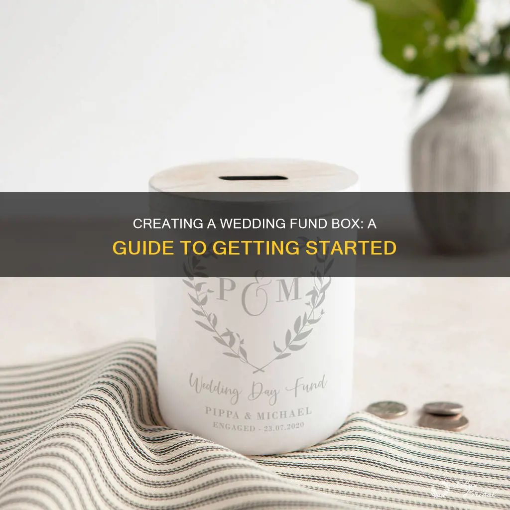 how to make a wedding fund box