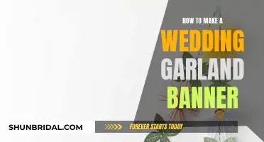 Crafting a Wedding Garland Banner: A Step-by-Step Guide