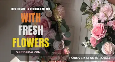 Creating a Fresh Flower Wedding Garland