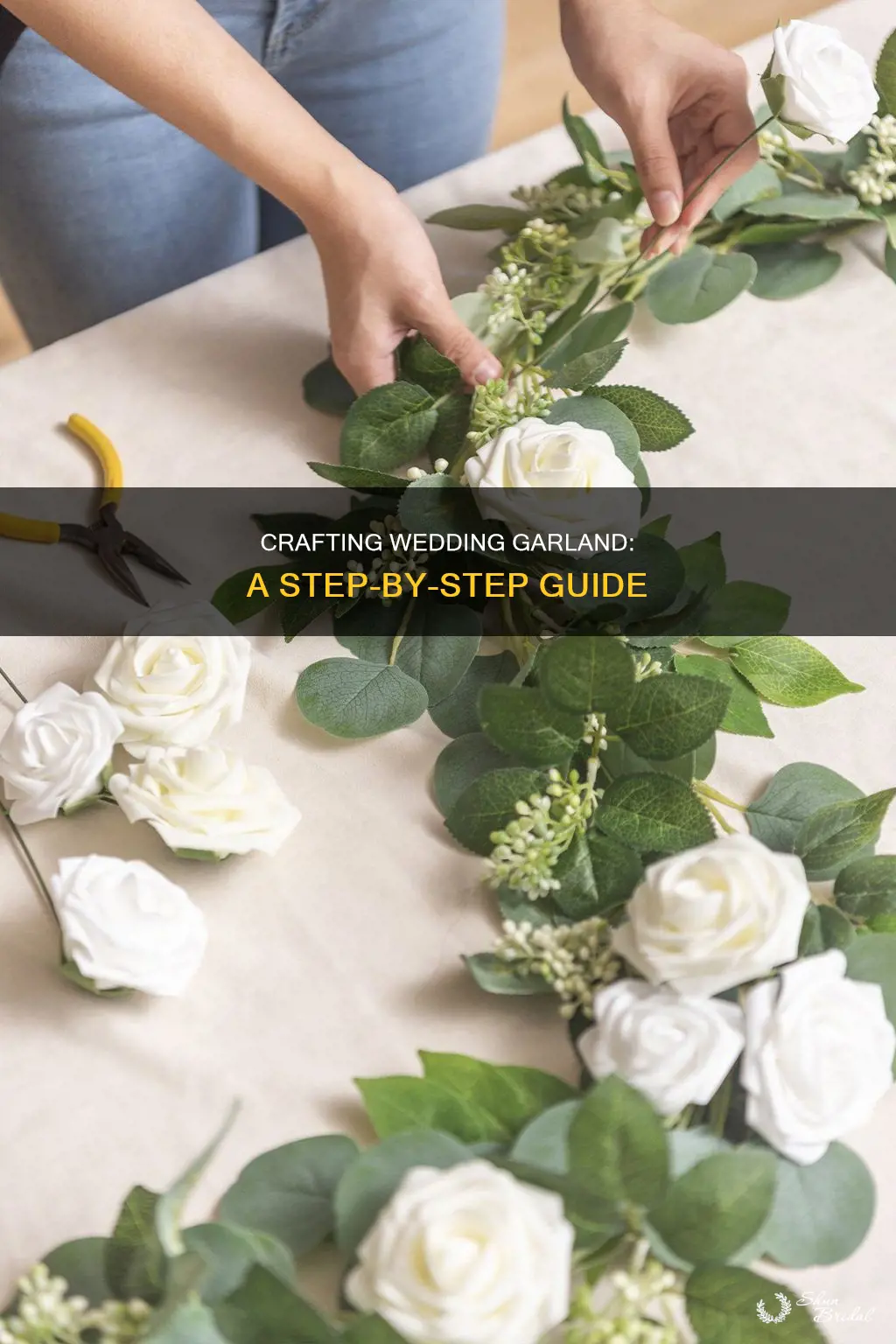 how to make a wedding garland