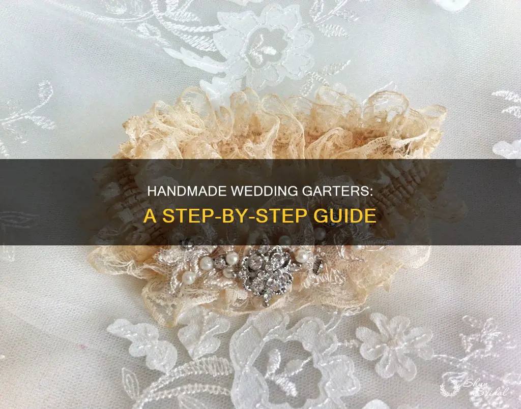 how to make a wedding garter by hand