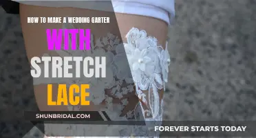 Creating a Stretch Lace Wedding Garter