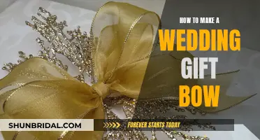 Creating the Perfect Wedding Gift Bow