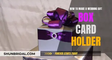 Crafting a Wedding Gift Box Card Holder: Easy DIY Guide