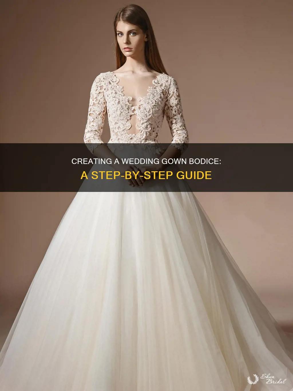 how to make a wedding gown bodice