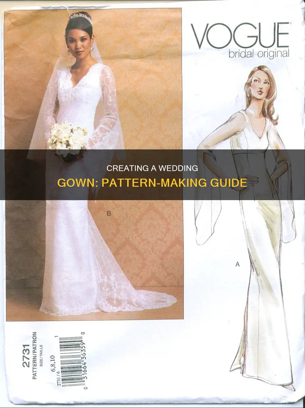 how to make a wedding gown pattern