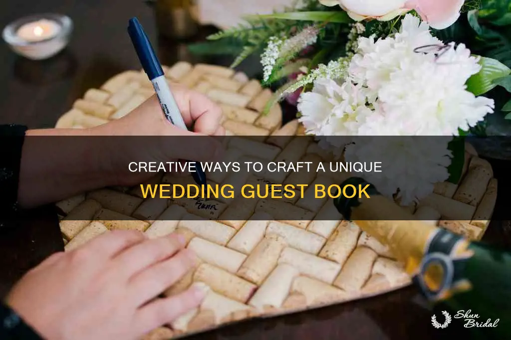 how to make a wedding guest book