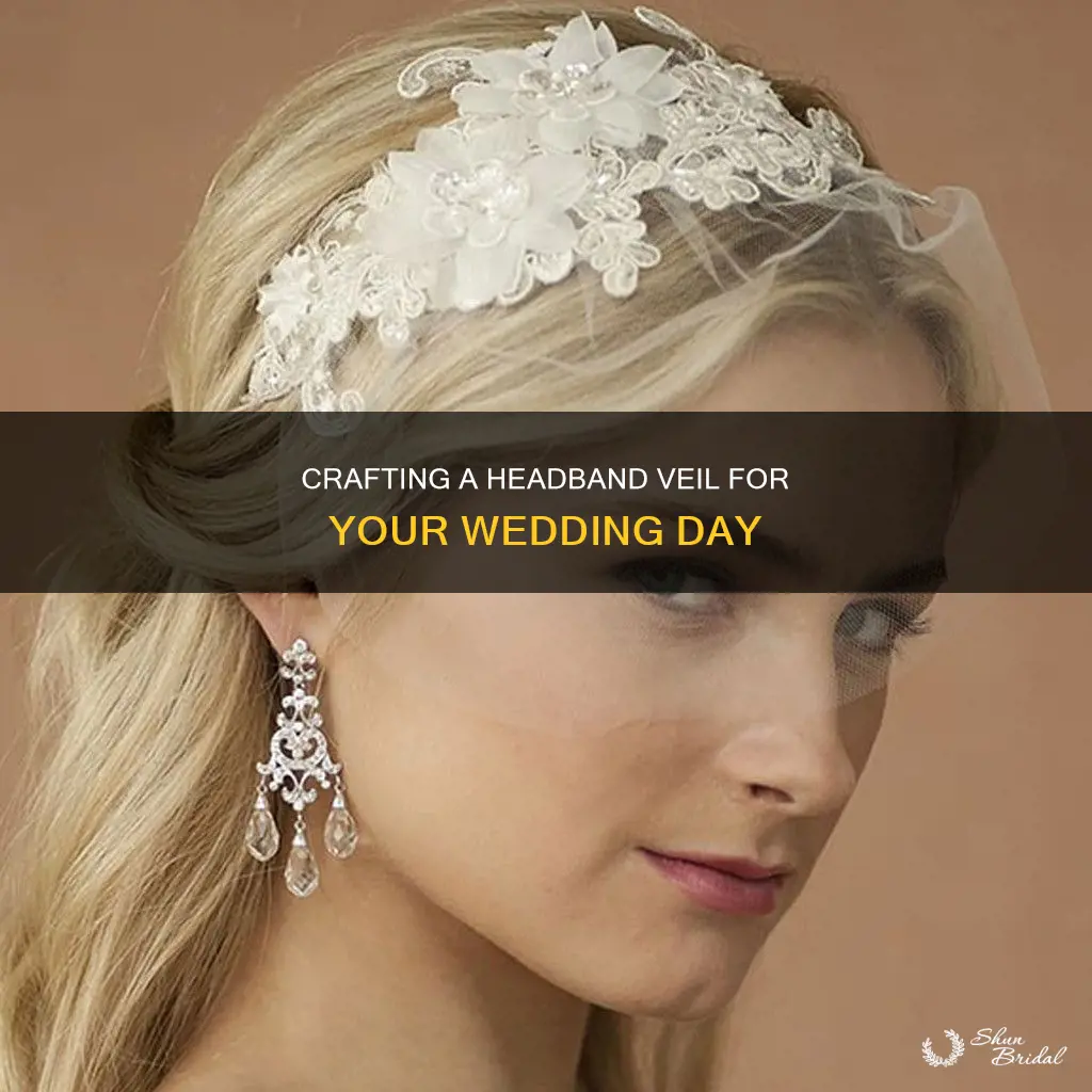 how to make a wedding headband veil