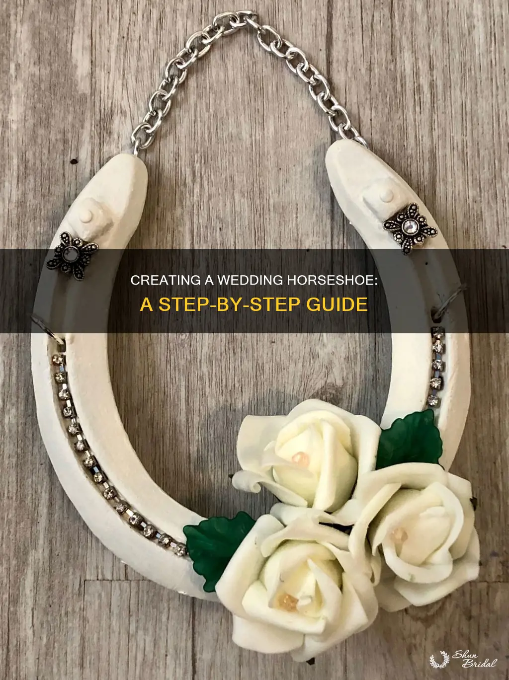 how to make a wedding horseshoe