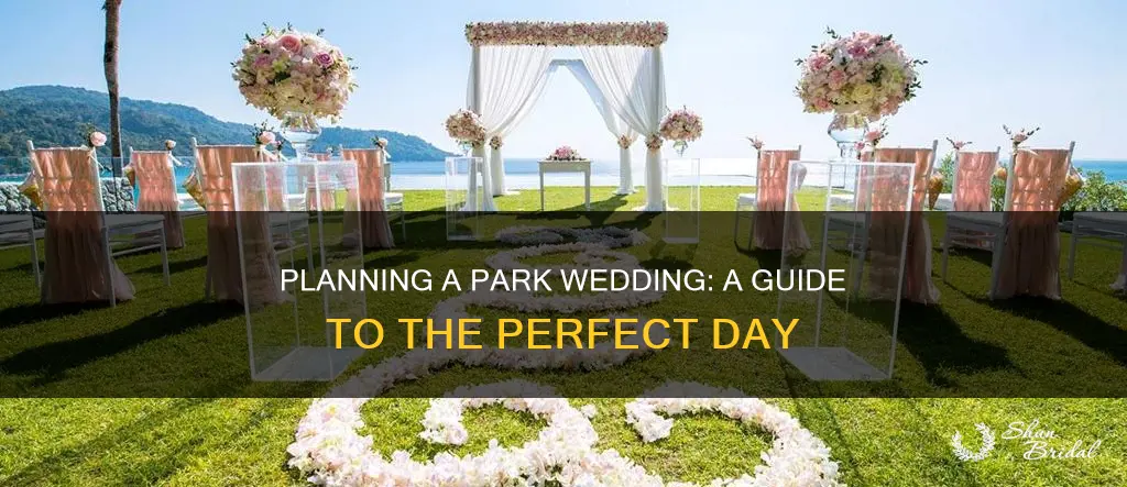 how to make a wedding in a park