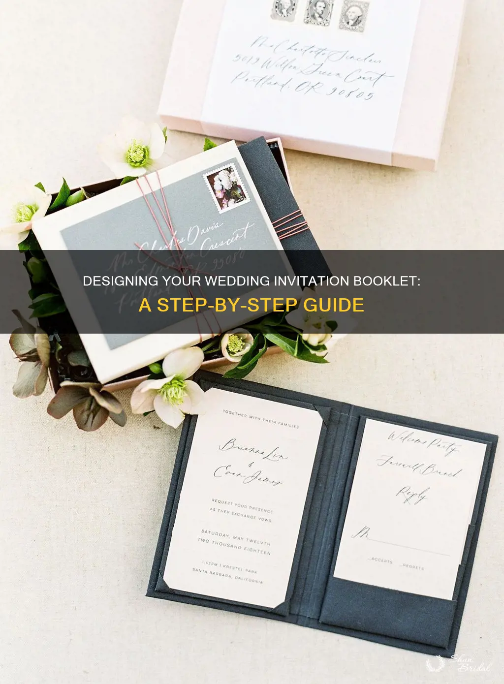 how to make a wedding invitation booklet