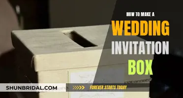 Creating a Wedding Invitation Box: A Step-by-Step Guide