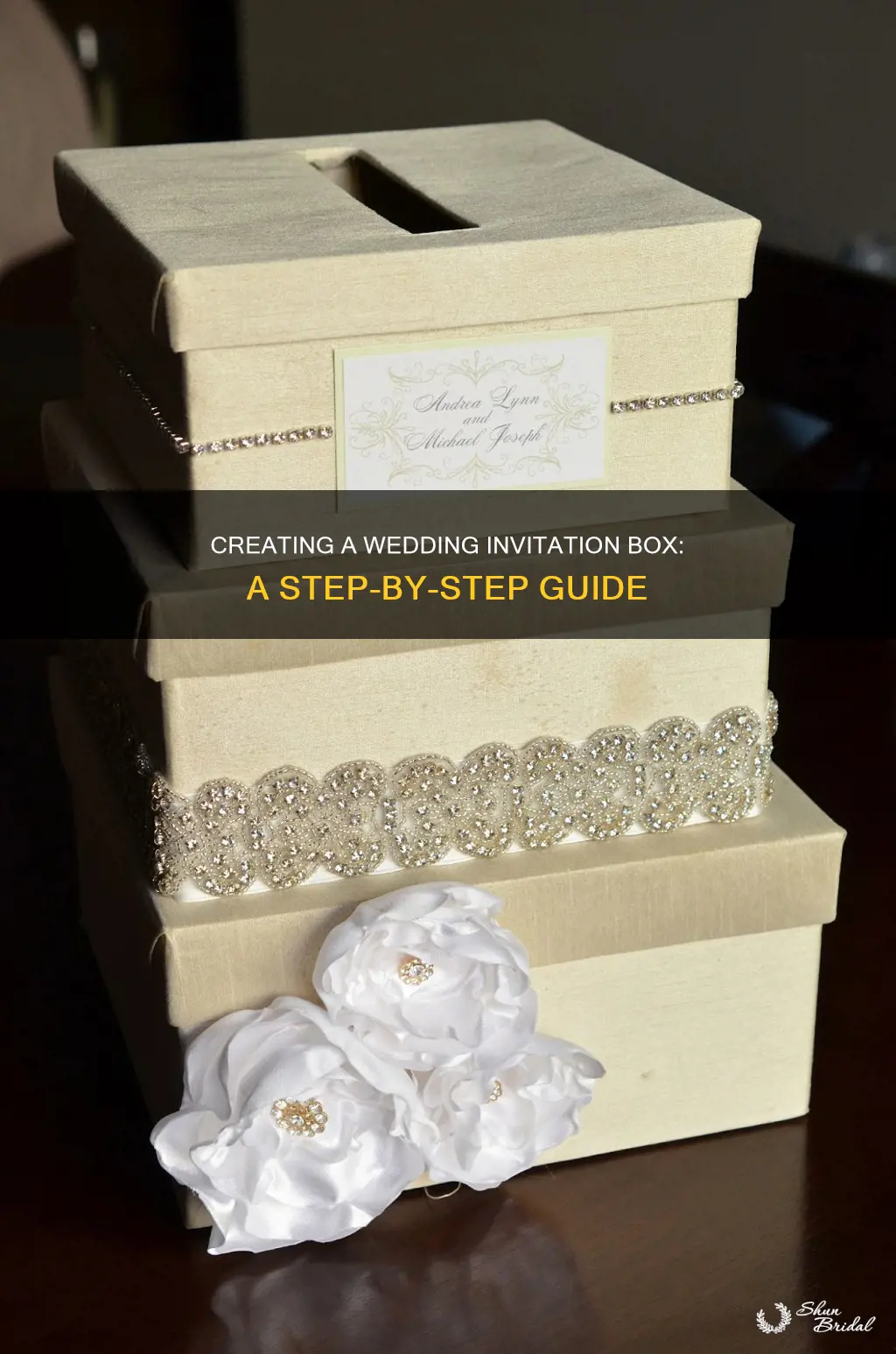 how to make a wedding invitation box