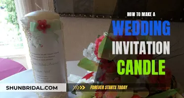 Creating Wedding Invitation Candles: A Step-by-Step Guide