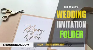 Crafting Wedding Invitation Folders: A Step-by-Step Guide