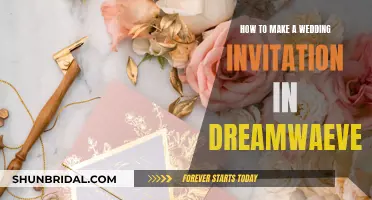 Designing Wedding Invitations with Dreamweaver