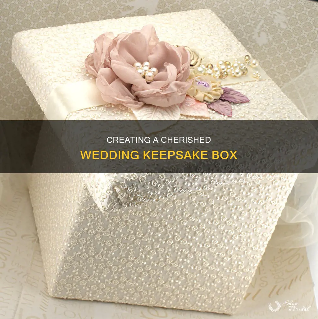 how to make a wedding keepsake box