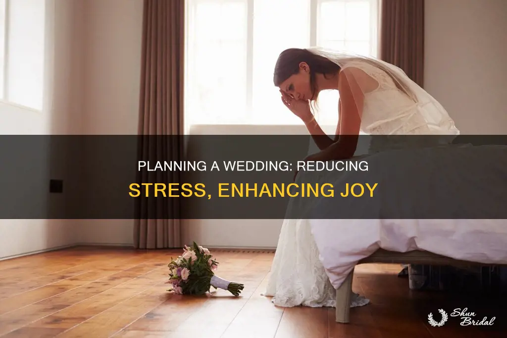 how to make a wedding less stressful