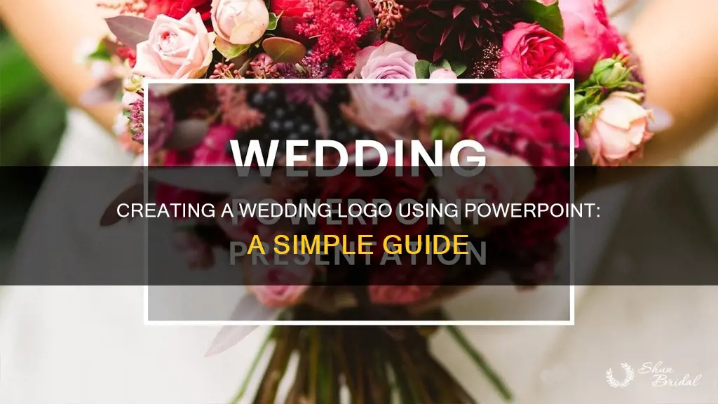 how to make a wedding logo in powerpoint