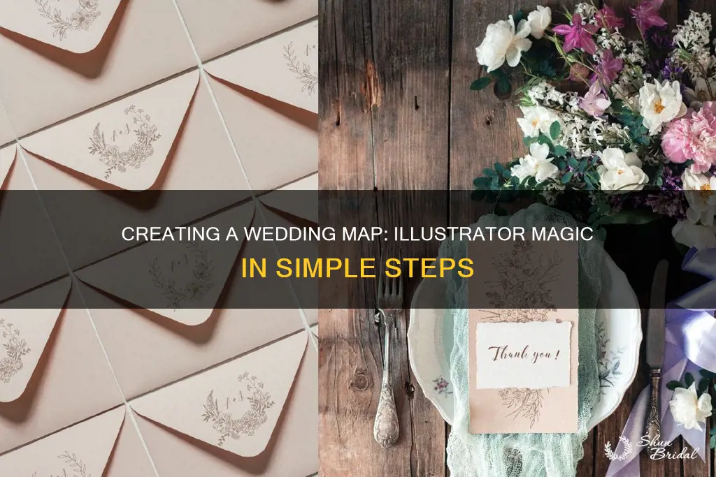 how to make a wedding map in illustrator