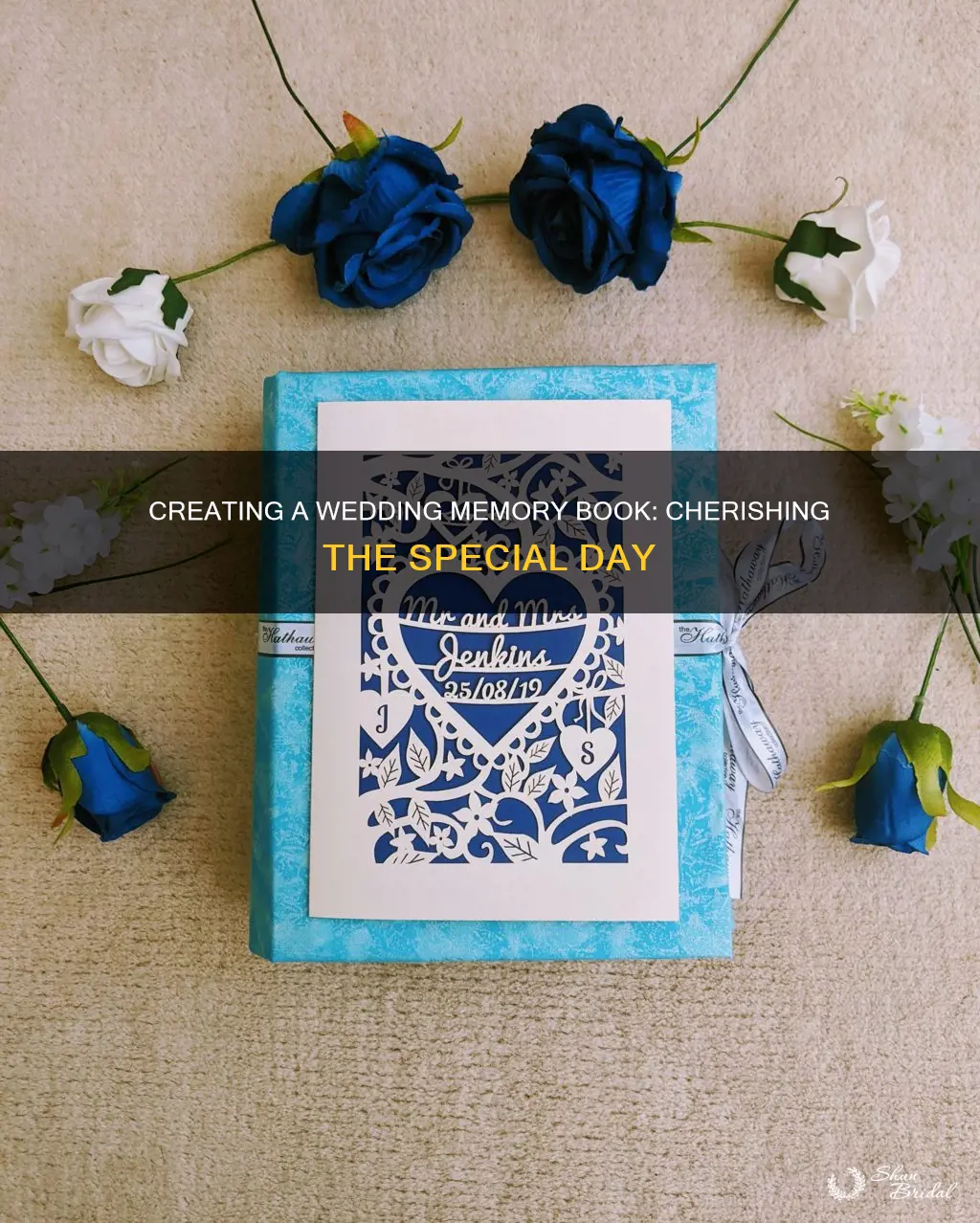 how to make a wedding memory book