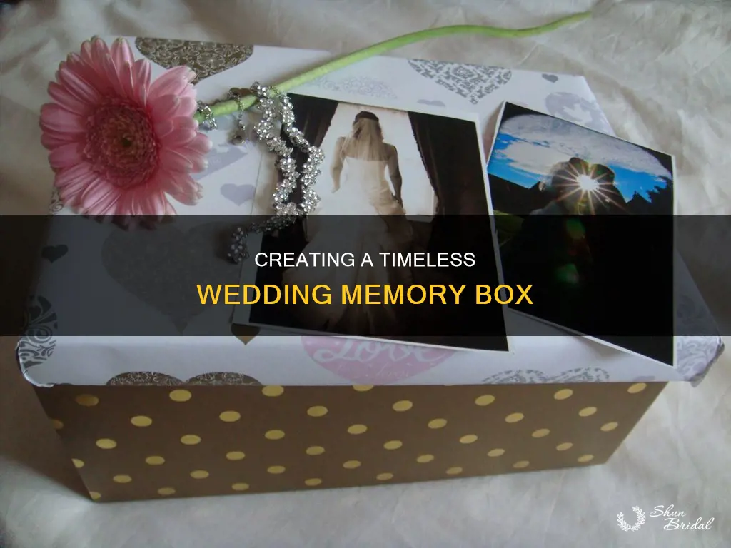 how to make a wedding memory box