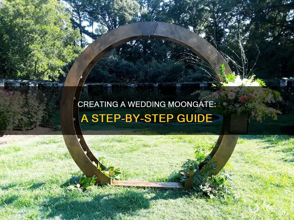 how to make a wedding moongate